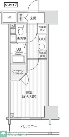 レジディア笹塚IIの物件間取画像